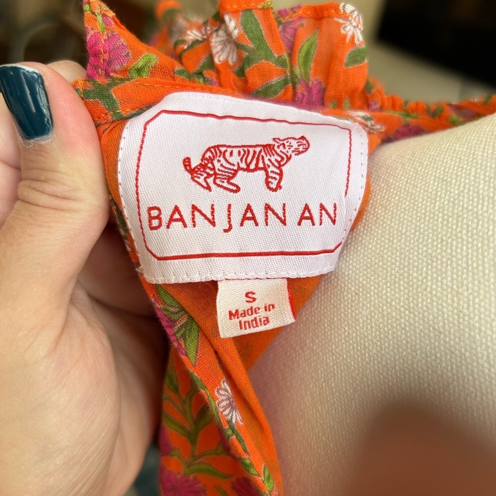 Banjanan Floral Orange Dress - Picture 4 of 4